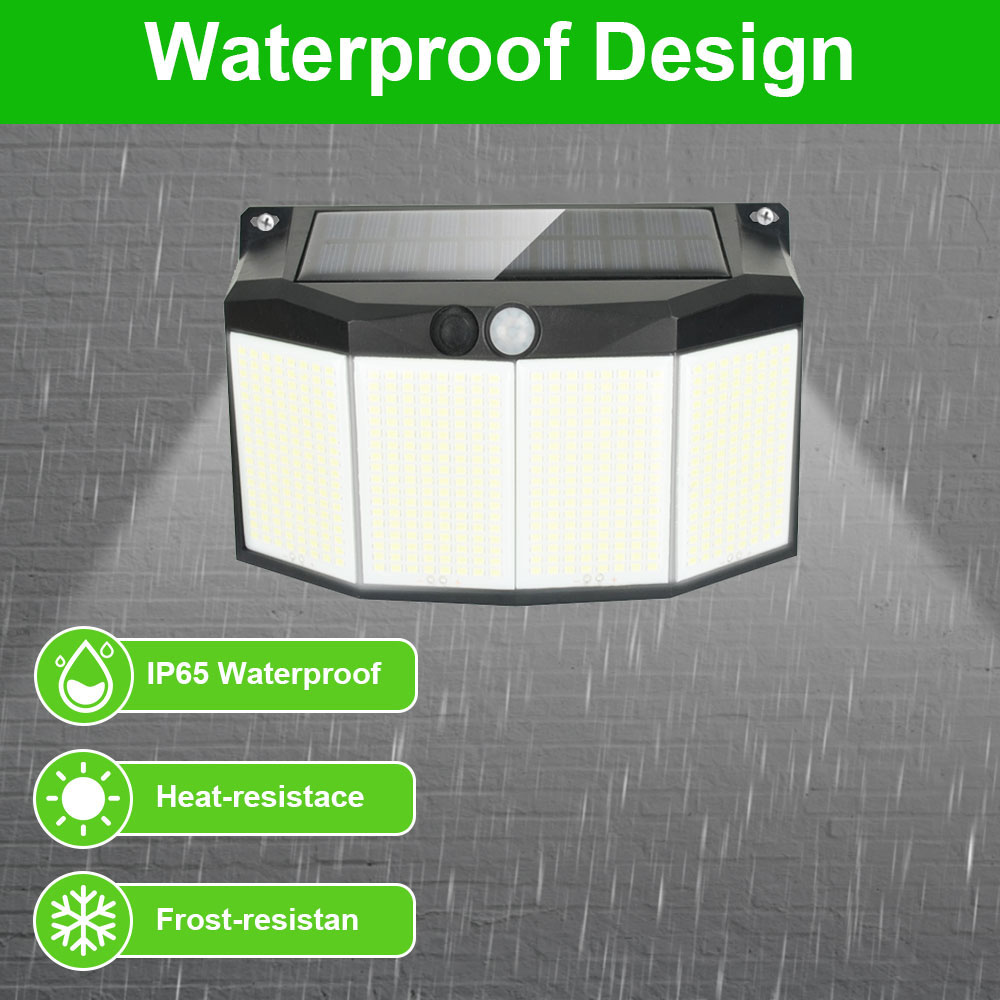 576LEDs Solar Powered Wall Lam - Smart Garden Solar Lights 评论和价格