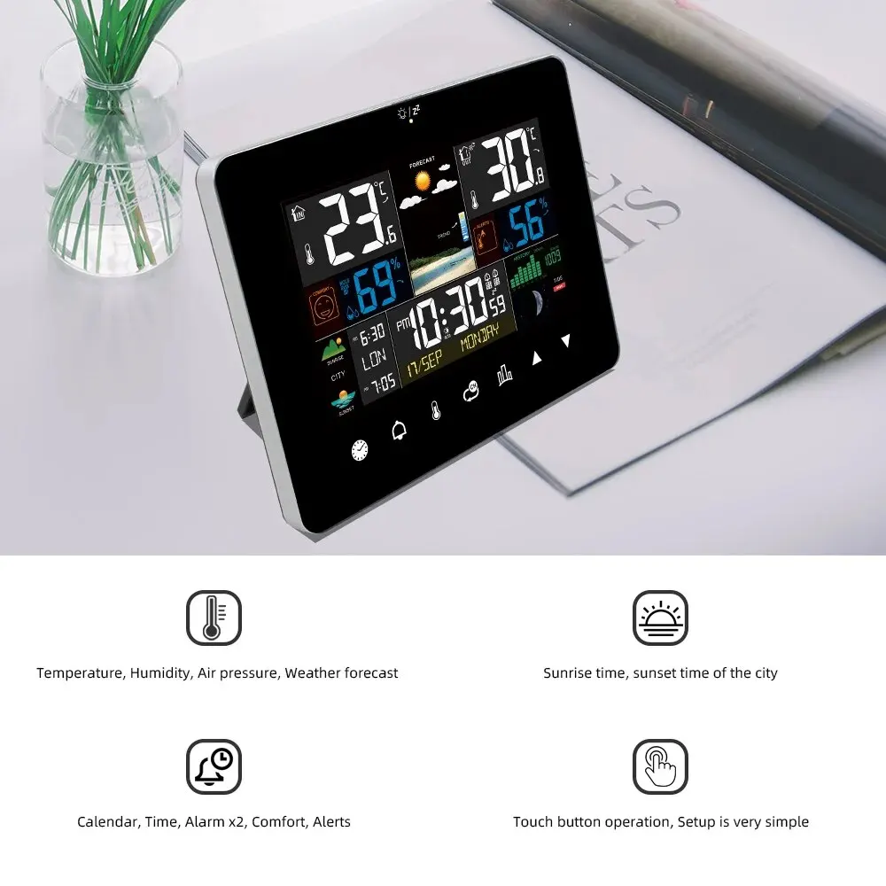 Multifunction Weather Station  - Rain Gauge Digital 评论和价格