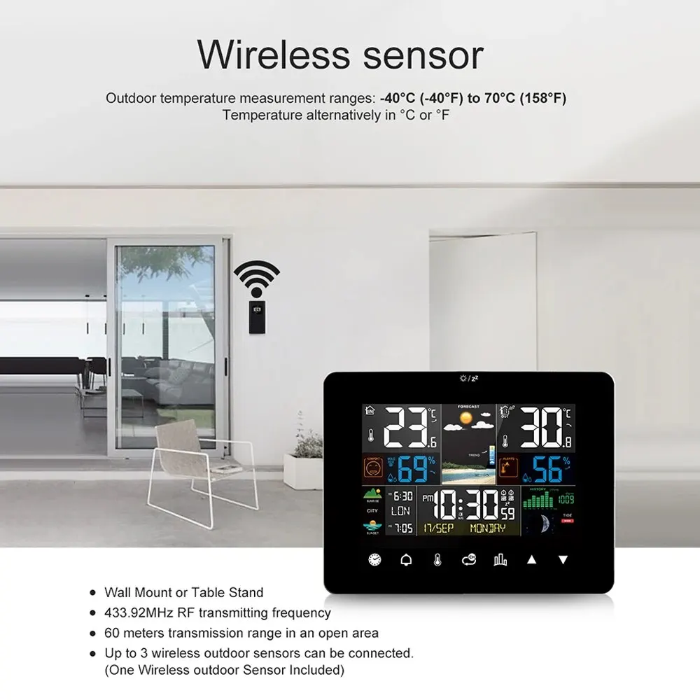 Multifunction Weather Station  - Rain Gauge Digital 评论和价格