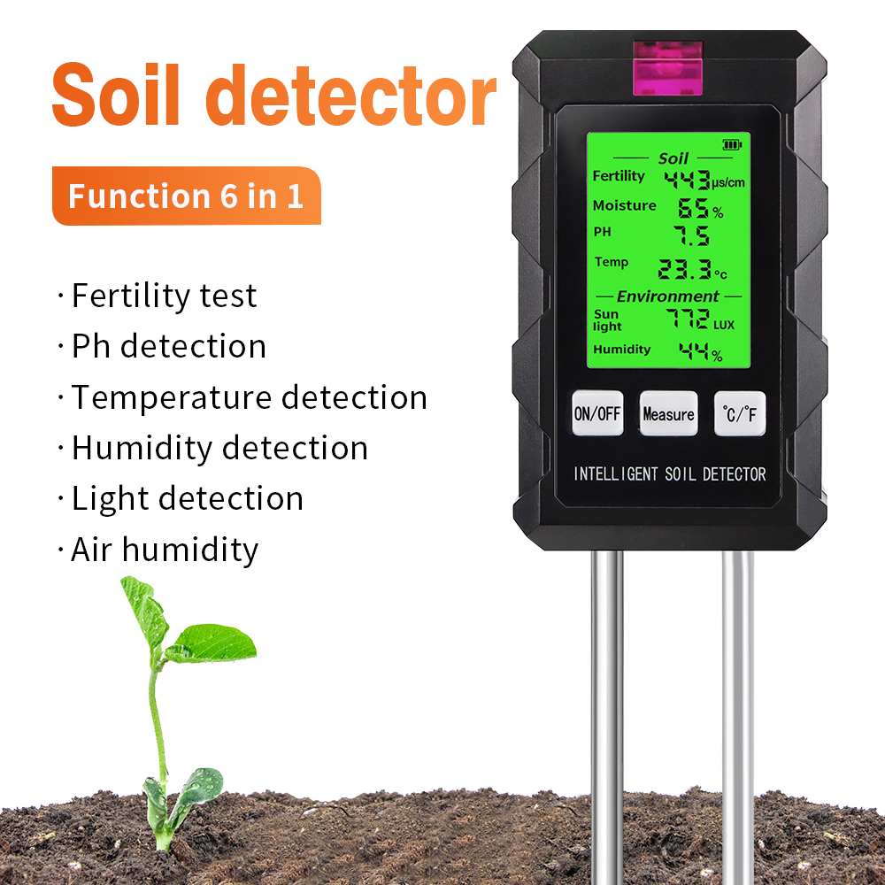 6 in 1 Digital Soil Tester Mul - Soil Test Digital 评论和价格