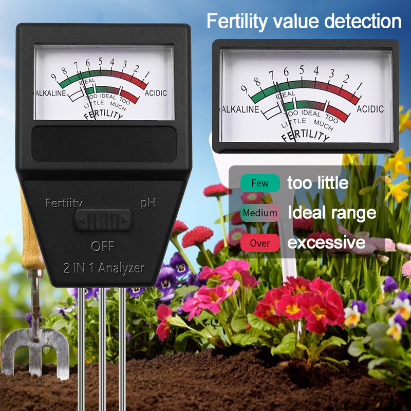 2 in 1 Soil PH Fertility Meter - Soil Test Digital 评论和价格