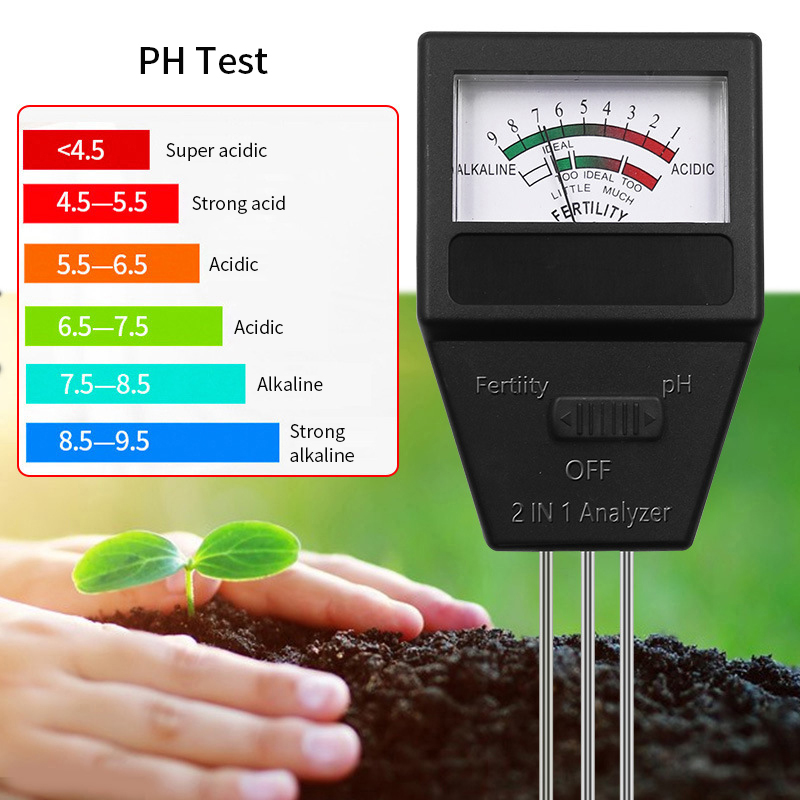 2 in 1 Soil PH Fertility Meter - Soil Test Digital 评论和价格