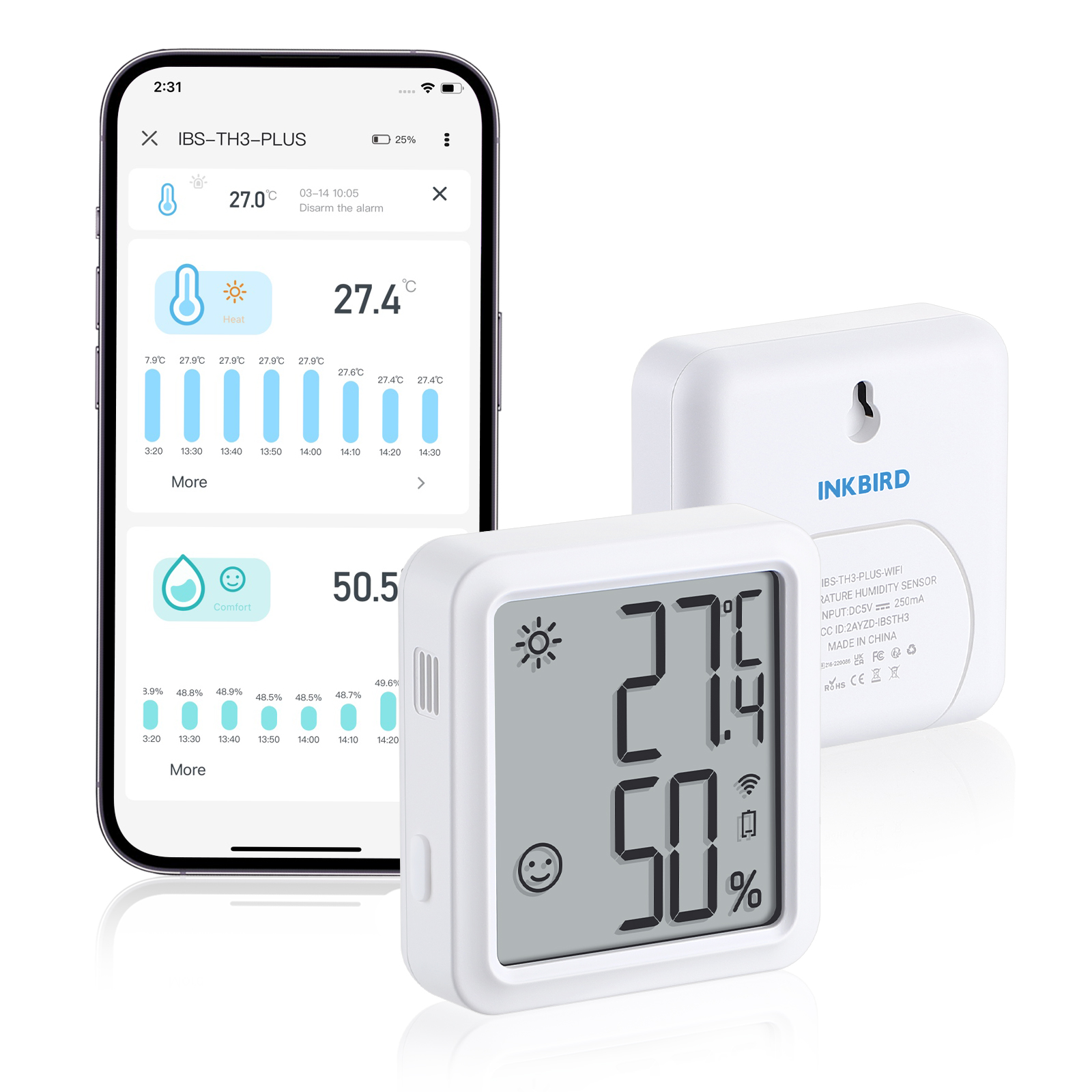 INKBIRD IBS-TH3 Wi-Fi / PlusTe - Rain Gauge Digital 评论和价格