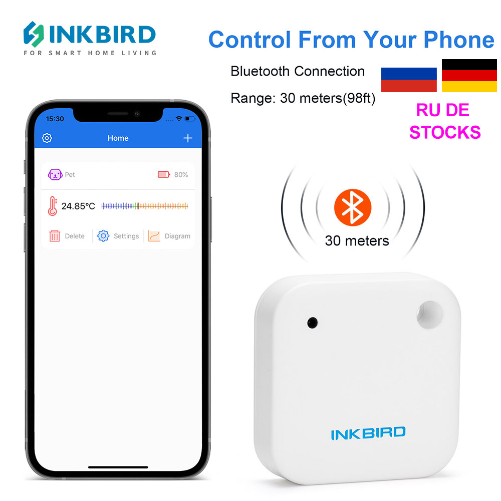 INKBIRD IBS-TH2 Bluetooth Magn - Rain Gauge Digital 评论和价格