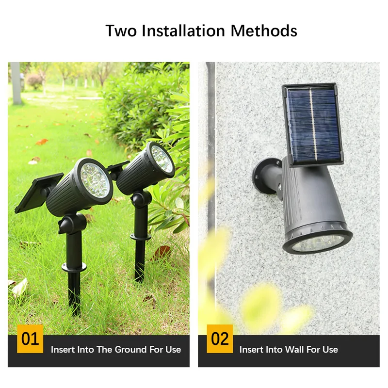 1/2PCS Solar Landscape Lights  - Smart Garden Solar Lights 评论和价格