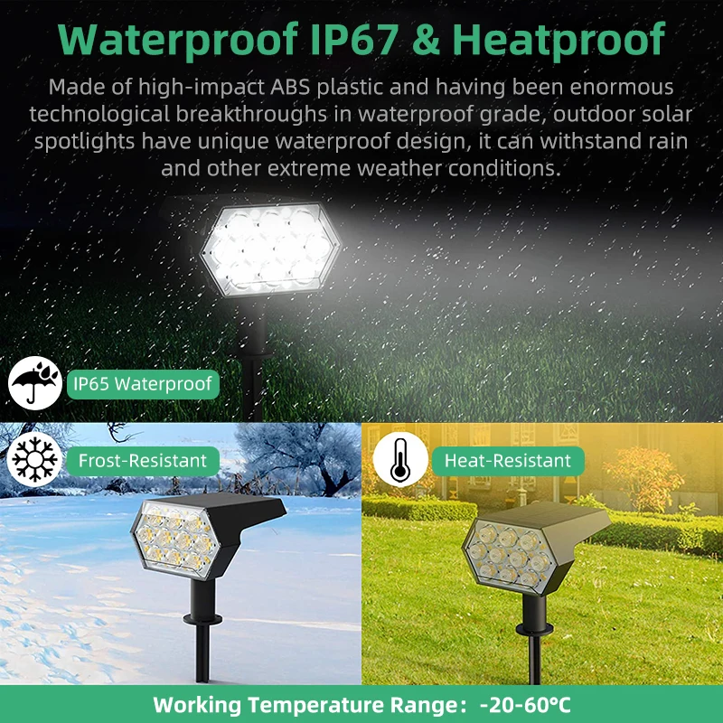 Solar Lights Outdoor  92 LED S - Smart Garden Solar Lights 评论和价格